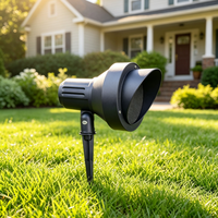 Haut-parleur d'extérieur à piquet pour jardin, étanche en ABS, 70/100V 40W, pour système audio paysager et patio