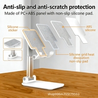 Support de téléphone pliable pour bureau, support universel pour tablette, hauteur et angle réglables, support de bureau antidérapant