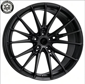 Rines de Aleación de Aluminio Forjados a Medida, Cóncavos Profundos, Color Negro Mate, 5x112 5x120 18 20 22 24 Pulgadas, para Autos BMW, <span class=keywords><strong>Audi</strong></span> R8 V10 - Product Image 2
