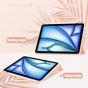 Nouvelle couverture <span class=keywords><strong>Folio</strong></span> intelligente couverture arrière en acrylique entièrement transparente pour <span class=keywords><strong>Apple</strong></span> iPad Air 11 2025 M3 tablette coque antichoc pour iPad Air 6 - Product Image 3
