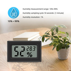 LCD Digital de Umidade Temperatura Interior Higrômetro MeterThermometer - Product Image 4