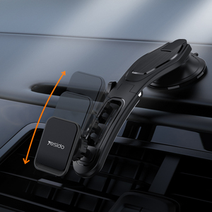 C107 Rotación de 360 grados Imán magnético flexible Tablero de instrumentos Soporte para teléfono móvil para automóvil Soporte de montaje Soporte de succión para automóvil - Product Image 2