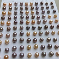 Perles Edison assorties de qualité AAAAA, rondes parfaites, 10-12 mm, multicolores, perles d'eau douce, perles pour bijoux DIY, sans trous, vente en gros