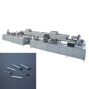 Single leaf vein needle butterfly needle assembly machine
