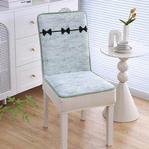 Áo phủ ghế cao cấp dày dặn, bọc kín, co giãn, may chần, chống trơn trượt, chất liệu pha trộn, chống bụi, trang trí đẹp mắt, dùng cho nhà ở, nhà hàng - Product Image 3