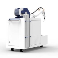 Robot de soudage mobile industriel Cobot sans programmation avec plateforme de fixation intégrée, armoire intégrée, bras de 922/1400/1800 mm