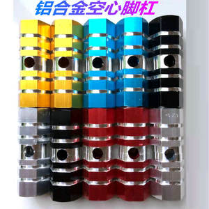 Pieds de pédale arrière de vélo en alliage d'aluminium, pieds creux rouges pour accessoire de vélo de montagne - Product Image 5