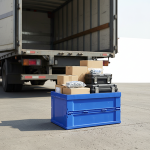 <span class=keywords><strong>ลัง</strong></span>พลาสติกพับได้มาตรฐาน EN 13559 กล่องเก็บของแบบพับได้ คุณภาพมาตรฐานยุโรป สำหรับตลาดส่งออกเชิงพาณิชย์ - Product Image 1