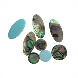 10 pièces d'incrustations de clés de saxophone en nacre naturelle et coquille d'ormeau, incrustations de boutons de clés de saxophone pour remplacement de saxophone - Product Image 1