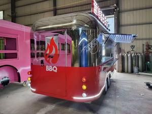 Hot Selling Multifunctional Stainless Steel Fiberglass Custom Food-Truck Trailer Pizza Burger Ice Cream Coffee Candy - Product Image 2