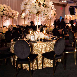 <span class=keywords><strong>2026</strong></span> sang trọng Trung Quốc Phật Sơn nhung kim loại ghế cho đám cưới - Product Image 5