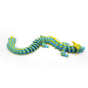 Vashine 3D impreso PLA decoración del hogar <span class=keywords><strong>Ceratosaurus</strong></span> figura de acción dragón colorido chino Material ecológico Loong - Product Image 5