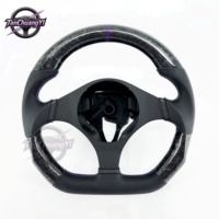 Volante de Fibra de Carbono Forjado Personalizado al Mejor Precio para Mitsubishi Lancer Evolution Evo 7 Evo 8 Evo 9 IX 2005-2007