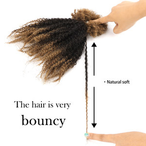 Brazil Trinh Remy chưa qua chế biến bện tóc afro <span class=keywords><strong>kinky</strong></span> xoăn 4C phần mở rộng tóc con người afro <span class=keywords><strong>kinky</strong></span> số lượng lớn tóc con người <span class=keywords><strong>Micro</strong></span> Twist - Product Image 4