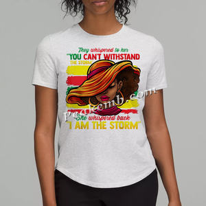 Ben fırtına siyah kadın kraliçe siyah tarih ısı transferi Martin luther'in kral günü onaltıncı DTF preslenmiş transferler - Product Image 6