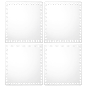 Cesta Redonda de Acrílico con Fondo de 5-22 cm, Láminas de Plástico para Bordado y Manualidades con Hilo - Product Image 1