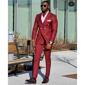 Мужской двубортный пиджак и брюки - Product Image 1