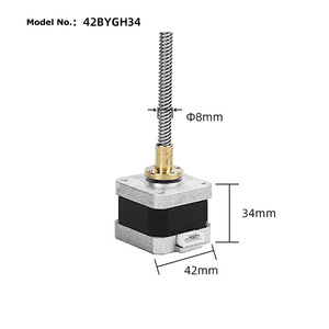โรงงานขายชุดมอเตอร์ขับบอลสกรูไฮบริด <span class=keywords><strong>42BYG</strong></span> พร้อมไดรเวอร์ 12-24V มอเตอร์ไมโครลิเนียร์ 2 เฟส - Product Image 2