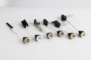 Buena calidad 250V 2A cerámica plástico GU10 Downlight lámpara portalámparas con conector de alimentación - Product Image 6