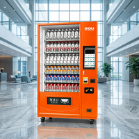 Distributeur automatique de produits surgelés de la marque SQU avec écran tactile de 15,6 pouces, fonction SDK multi-paiements, basé sur le cloud, et fourniture gratuite de pièces de rechange pendant un an