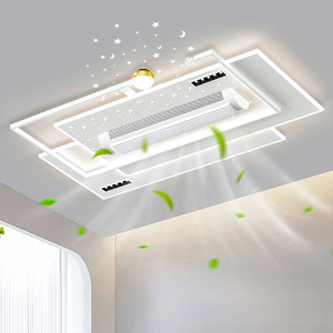 Thiết Kế Mới <span class=keywords><strong>Fan</strong></span> Ánh Sáng Khách Sạn Phòng Ngủ Trang Trí Lõm Thông Minh Không Cánh Quạt Trần Với Ánh Sáng Và Từ Xa - Product Image 3
