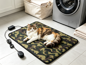Pet Electric Heating <b>Mat</b> Waterproof Anti-Chew Cord Overheat Protection Removable Washable Winter Sleeping Heated Pad for pet - Product Image 2