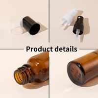 Livraison en 24h, logo personnalisé, flacon pompe rechargeable de 5 ml, 15 ml, 30 ml, 50 ml, 200 ml pour nettoyant visage, fond de teint, brume