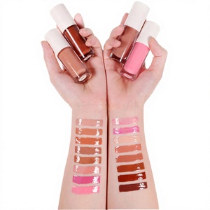 Private Label Popular Shiny Color Liquid Mineral Travel Size <b>Lip</b> <b>Gloss</b> Moisturizing Pigmented 5g Vegan Cosmetics New Colors Low - Product Image 2