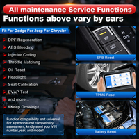   Outils de diagnostic bidirectionnels IP500 DJC pour DODGE/JEEP/CHRYSLER FCA Scanner OBD2 Machine de diagnostic automobile avec 16+ réinitialisations