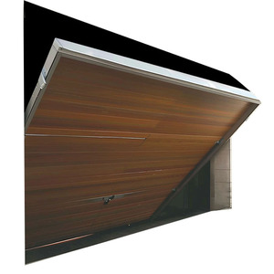 <span class=keywords><strong>Porte</strong></span> de <span class=keywords><strong>garage</strong></span> résidentielle hydraulique inclinable en bois d'aluminium de 12 pi x 14 pi - Product Image 2