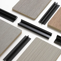 Matériaux de décoration murale intérieure personnalisés, feuille de PVC au charbon de bambou à bas prix