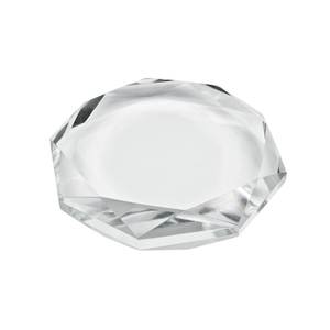 Diameter 80mm Height 19mm Glass <b>Paperweight</b> for Office Use - Product Image 1