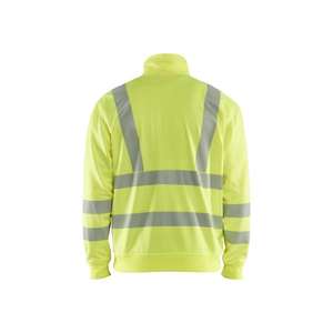 BLAKLADER - 356425383300XXL Sweat haute visibilité demi-zip Jaune-EAN 7330509831496 HI-VIS WORKWEAR - Product Image 2