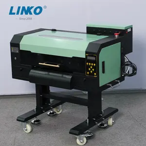 LINKO A3 30cm T-Shirt DTF Digital PET Film Printer Provided Multi Color Printing Dual Head High-Speed DTF Printing Machine