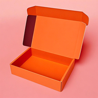 Boîtes postales pliables de luxe modernes en matériaux recyclés avec gaufrage décalé, conception de produits, emballage personnalisé avec logo pour perruques/vêtements/maquillage