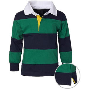 Maglie <span class=keywords><strong>da</strong></span> Rugby lavorate a maglia in maglia di cotone a righe con stampa <span class=keywords><strong>e</strong></span> ricamo del Logo a maniche lunghe <span class=keywords><strong>da</strong></span> uomo personalizzate - Product Image 3