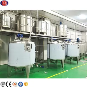 Complete Packaging Pasteurised Yoghurt Making Machine Milk Yogurt Production Line