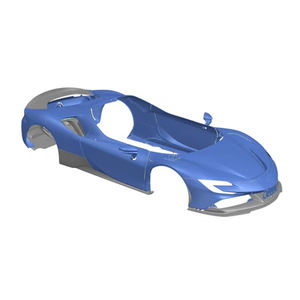 20% DI SCONTO - Kit Carrozzeria Completo con Splitter Anteriore in Fibra di Carbonio Stile MIX per <span class=keywords><strong>SF90</strong></span> - Product Image 5