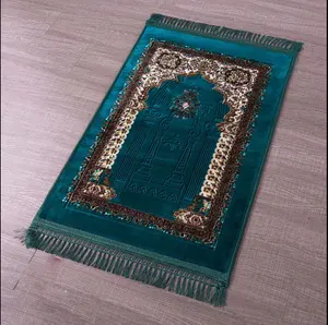 便携式伊斯兰祈祷地毯男女祈祷地毯