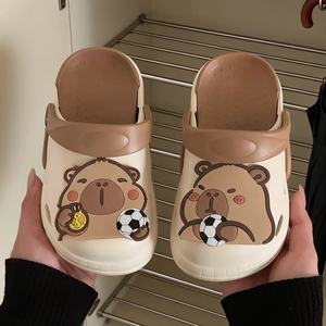 XIXITIAO <span class=keywords><strong>Zuecos</strong></span> Virales de Capibara con Soporte de Arco, Zapatos a Juego para la Familia, Sandalias Antideslizantes para Playa y Piscina para Niños y Adultos - Product Image 6