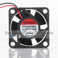Nouveau ventilateur de refroidissement Sunon 5V 12V 48V DC24V 1.92W AC EC 4020 40X40X20MM 4CM pour convertisseur CPU, à flux axial, silencieux, double roulement à billes, 2 fils KD2404PKBX
