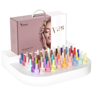 Kit Smalto per Unghie <span class=keywords><strong>VIP</strong></span> 1-5 Venalisa, Senza HEMA, Confezione Regalo, Etichetta Privata, 60 Colori, Set Completo per Salone, Base e Top Coat, Smalto Gel OEM - Product Image 1