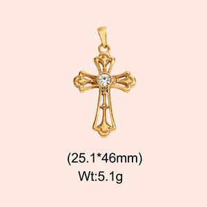 Fashion Layered Necklace With Starfish And <b>Cross</b> Pendant Zinc Alloy Women's Jewelry 316 Stainless Steel <b>Chain</b> Multi Layer Design - Product Image 4