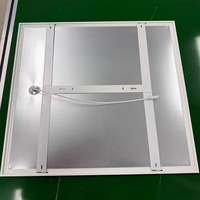 Plafonnier pour salle blanche IP65 étanche à montage en surface 2x2 pieds (600x600mm) sans scintillement pour hôpitaux, laboratoires pharmaceutiques