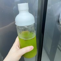 Bouteille d'eau réutilisable en verre soufflé à la main de 450 ml (15 oz) avec filtre pour boissons froides, thé infusé à froid, vin et jus