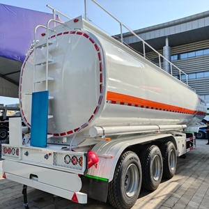 Alüminyum alaşımlı dizel benzinli benzinli yağ taşıma <span class=keywords><strong>tank</strong></span>ı yakıt tankeri  yarı römork - Product Image 4