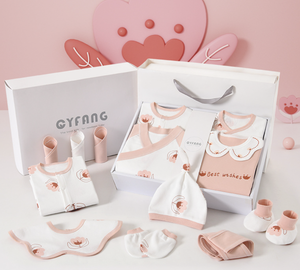 Coffret Cadeau Bébé Fille 2025 – Adorable Ensemble de Vêtements 100% Coton Bio Personnalisable avec Motifs Floraux, Couverture, Bavoir et Accessoires de Lit pour Nouveau-né - Product Image 2