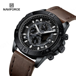 NAVIFORCE 8055 RGBDBN Venta de Fábrica Relojes de Cuarzo Cronógrafo de Moda para Hombre Reloj de Pulsera Deportivo Resistente al Agua 30m para Reloj de Lujo - Product Image 4