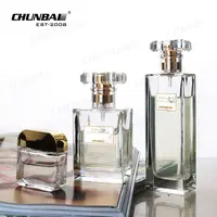 Luxury Perfume Bottle Diffuser Bottle Spray Parfum Glass Bottle with Screw Lid