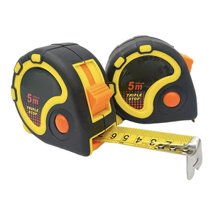 Cinta métrica de acero Inti Tools de 5 m, retráctil automática con botón de bloqueo, para construcción y bricolaje. - Product Image 1